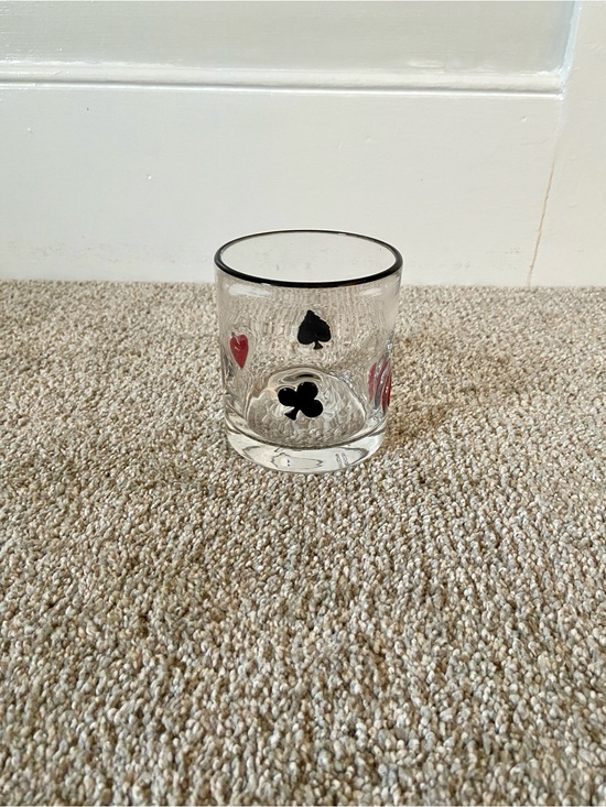 T.J.Maxx Other - NWOT Icon Juice Glass | Card Suit Poker Casino Vegas Inspired